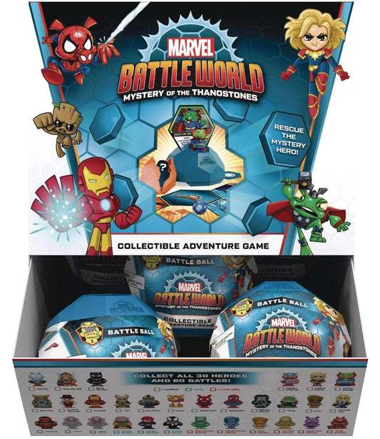 FUNKO MARVEL BATTLEWORLD BATTLE BALL CASE MYSTERY OF THE THANOSTONE 16 PCS