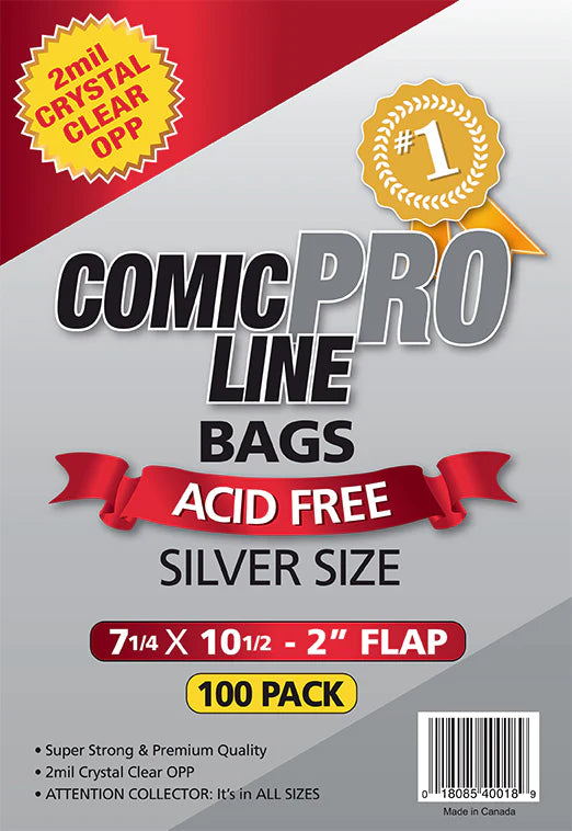 Silver Size - with 2" flap