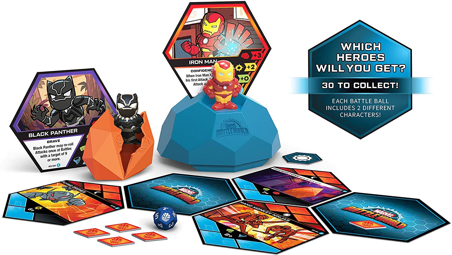 FUNKO MARVEL BATTLEWORLD GAME PIECE - 2 Geeks Comics