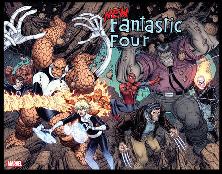 NEW FANTASTIC FOUR #1 FOLDED PROMO POSTER - 2 Geeks Comics