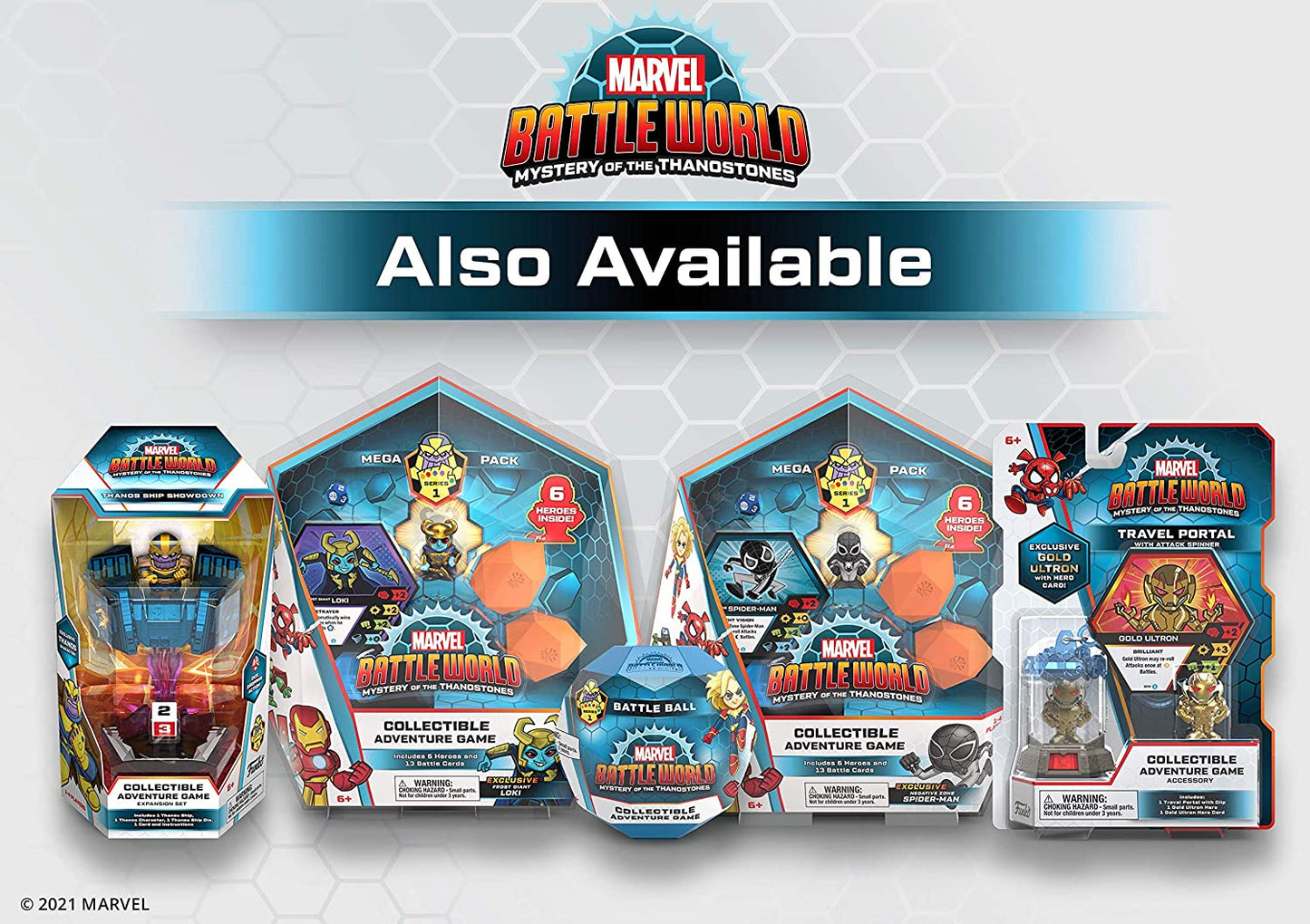 FUNKO MARVEL BATTLEWORLD GAME PIECE - 2 Geeks Comics