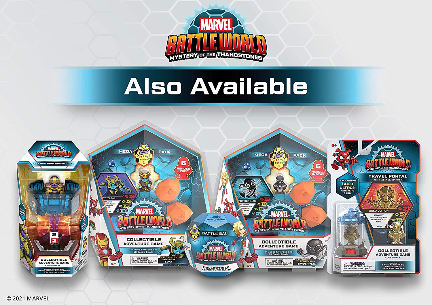 FUNKO MARVEL BATTLEWORLD GAME PIECE - 2 Geeks Comics
