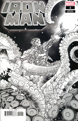 IRON MAN #1 SILVA LAUNCH SKETCH VAR - 2 Geeks Comics