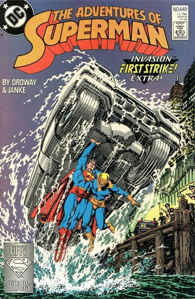 ADVENTURES OF SUPERMAN #449 - 2 Geeks Comics
