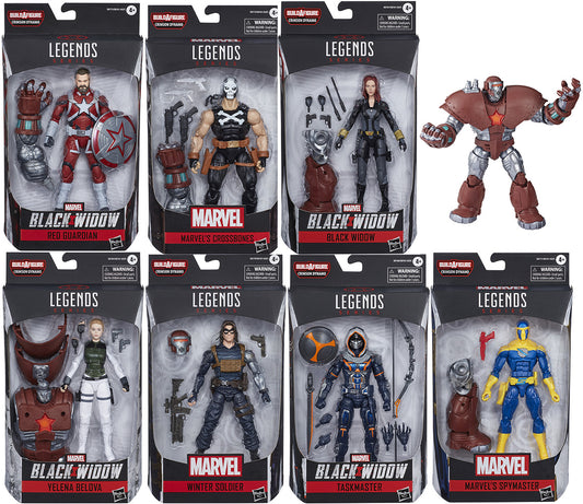 BLACK WIDOW LEGENDS 6IN AF ASST COMPLETE SET - 2 Geeks Comics