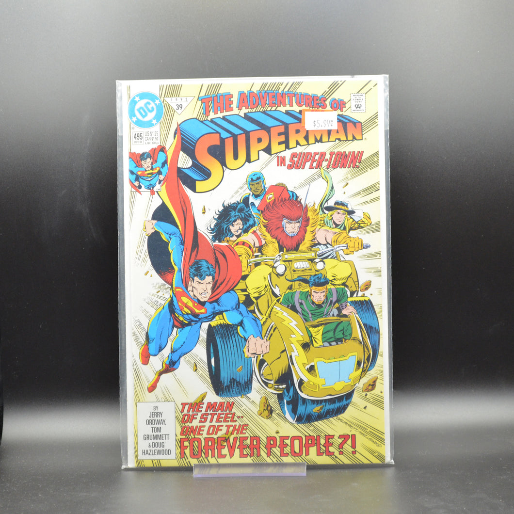 ADVENTURES OF SUPERMAN #495 - 2 Geeks Comics