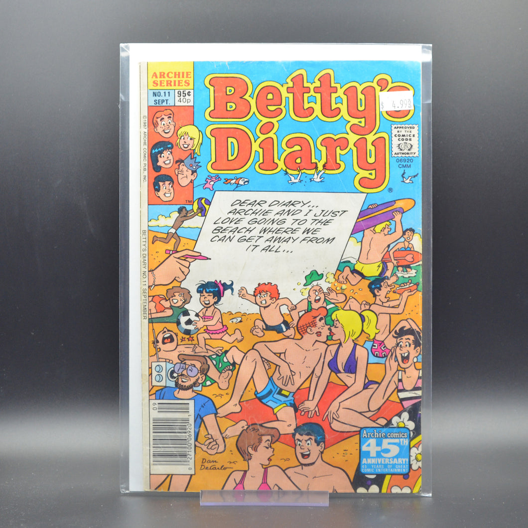 BETTY'S DIARY #11 - 2 Geeks Comics