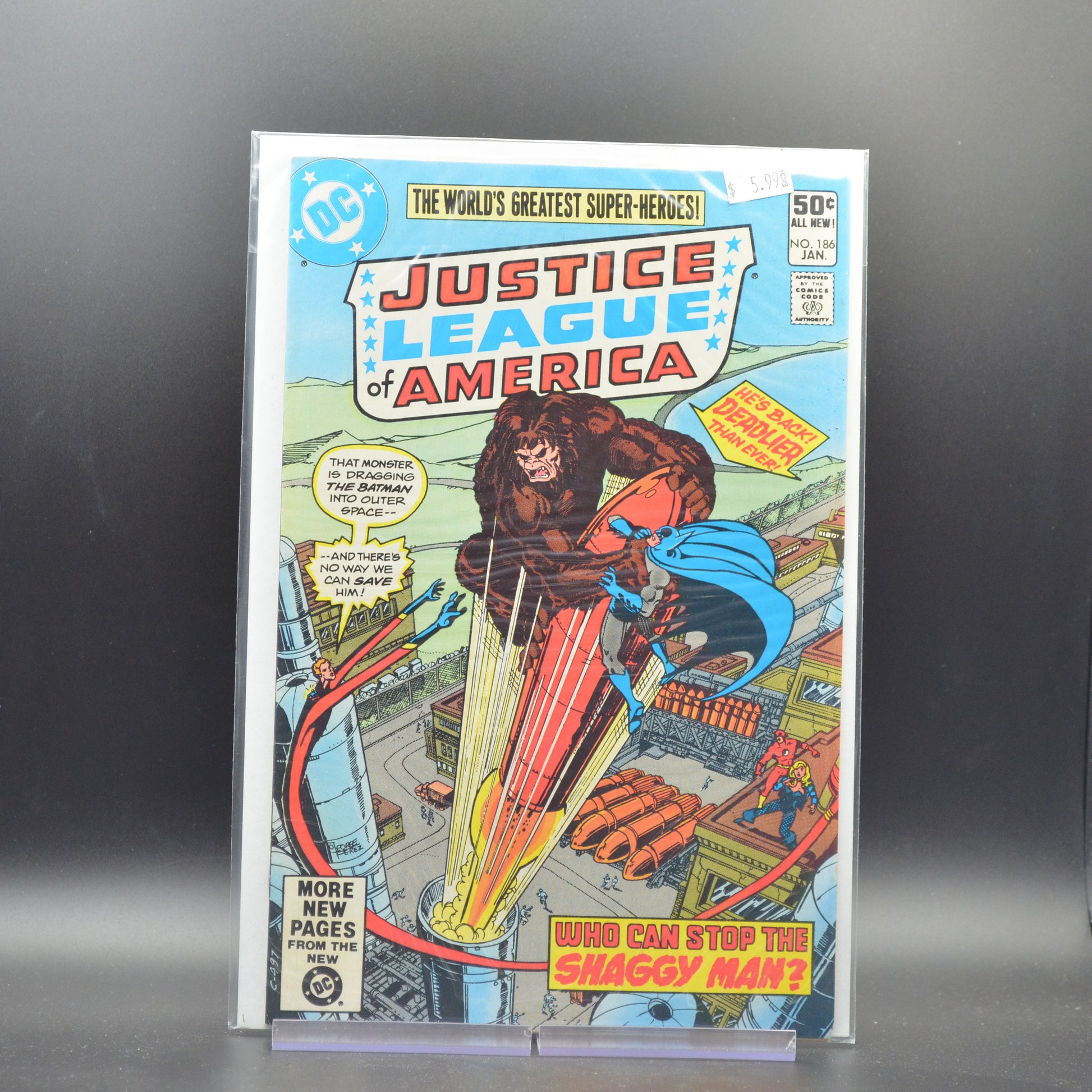 JUSTICE LEAGUE OF AMERICA #186 - 2 Geeks Comics