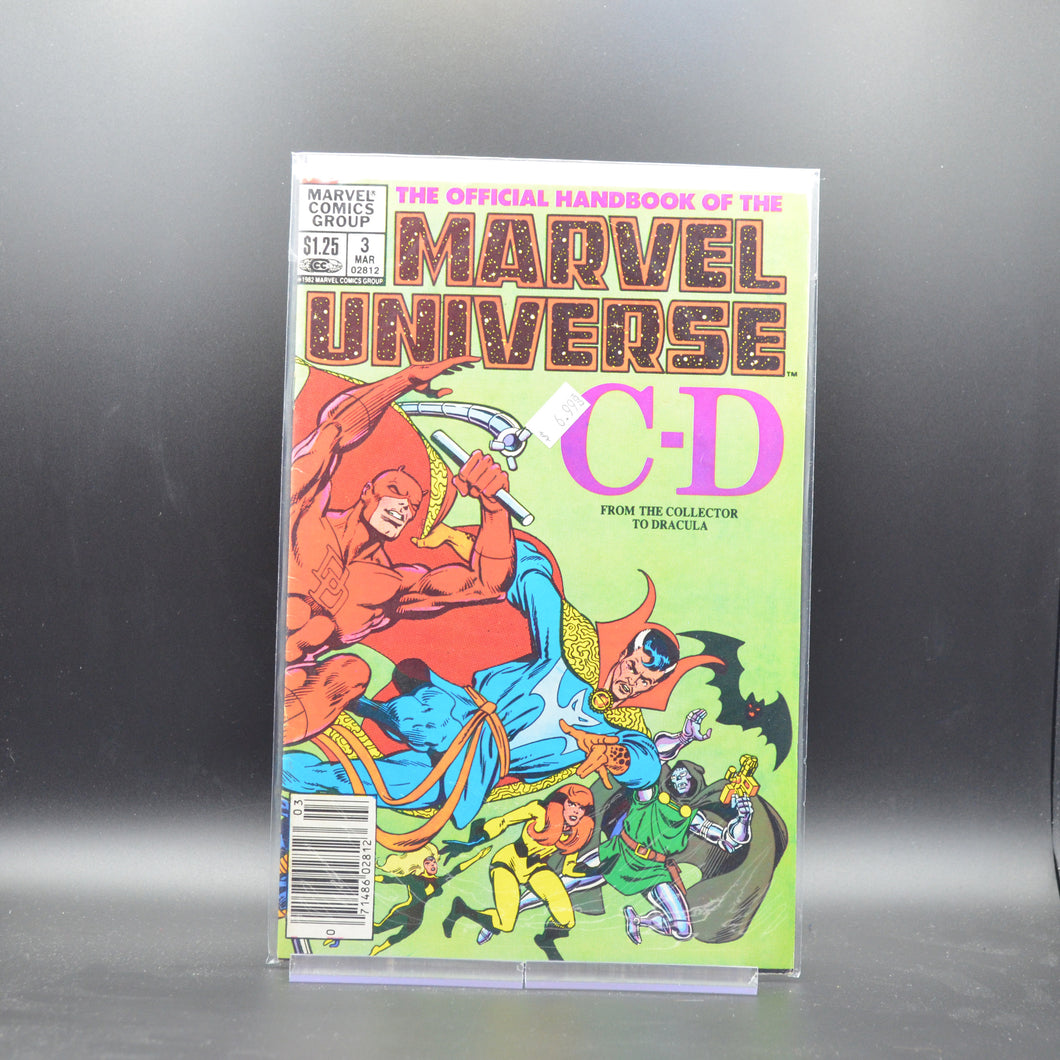 OFFICIAL HANDBOOK OF THE MARVEL UNIVERSE #3 - 2 Geeks Comics