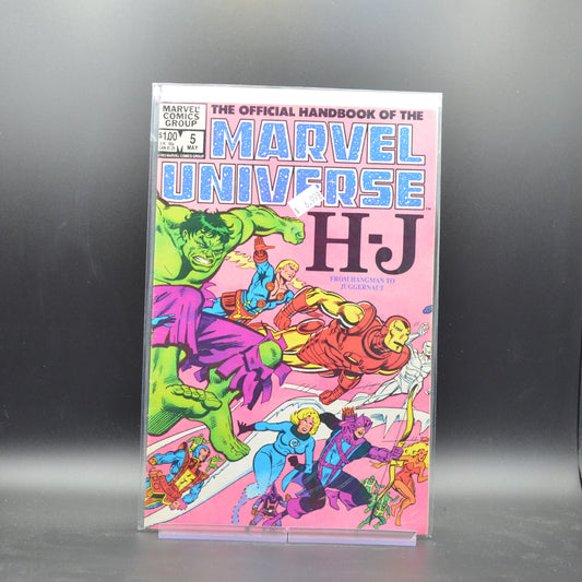 OFFICIAL HANDBOOK OF THE MARVEL UNIVERSE #5 - 2 Geeks Comics