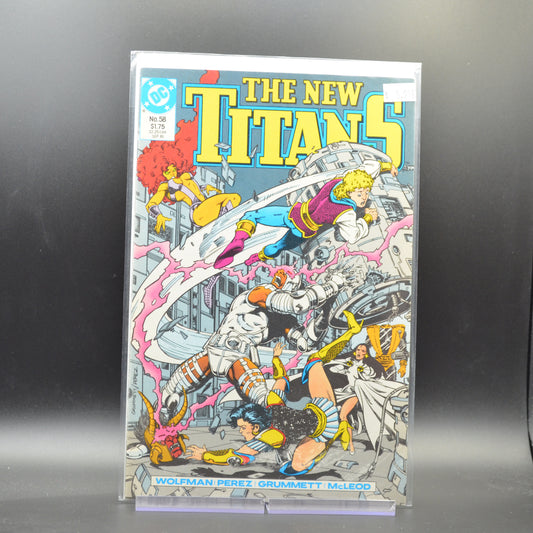 NEW TITANS #58 - 2 Geeks Comics