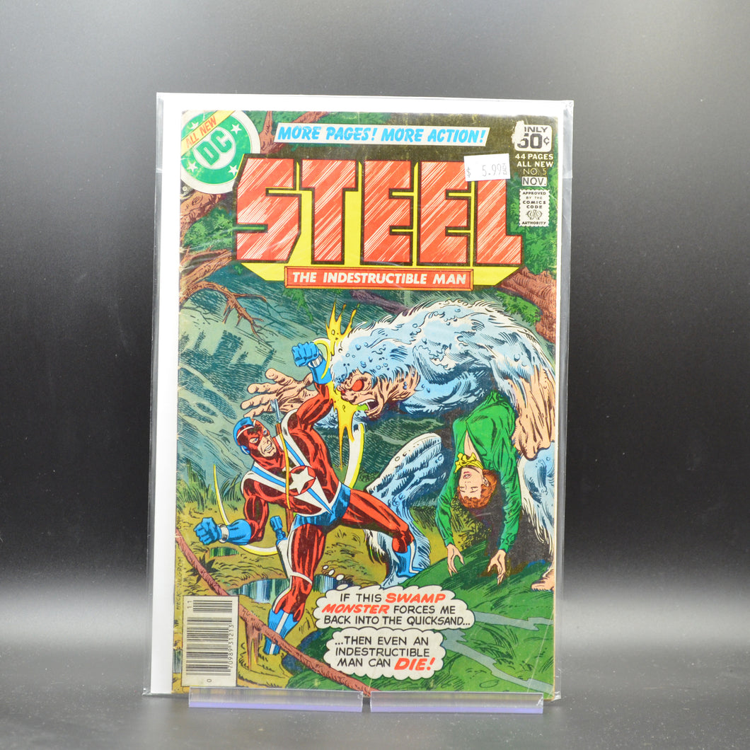 STEEL, THE INDESTRUCTIBLE MAN #5 - 2 Geeks Comics