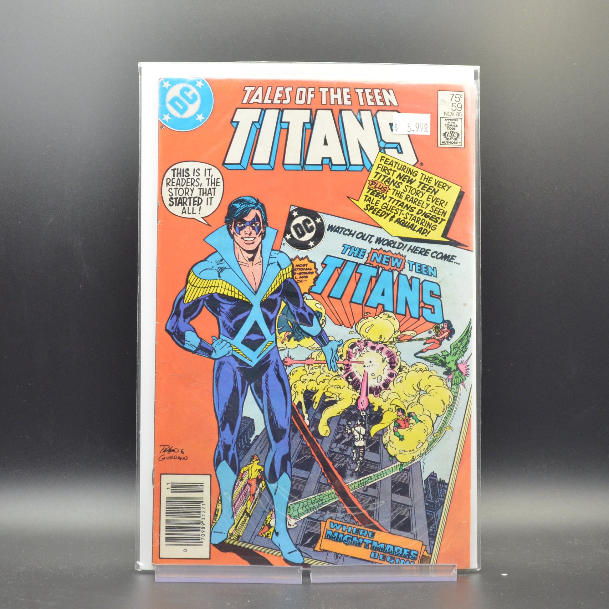 TALES OF THE TEEN TITANS #59 - 2 Geeks Comics