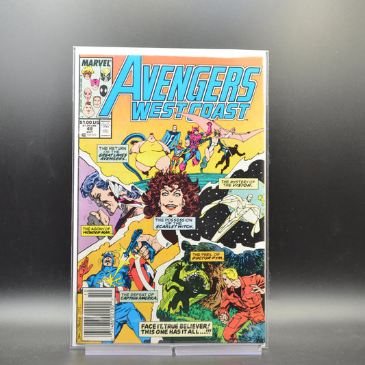 AVENGERS WEST COAST #49 - 2 Geeks Comics