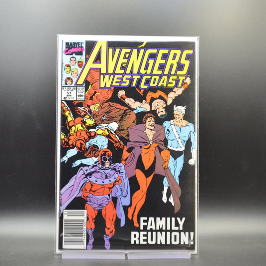 AVENGERS WEST COAST #57 - 2 Geeks Comics
