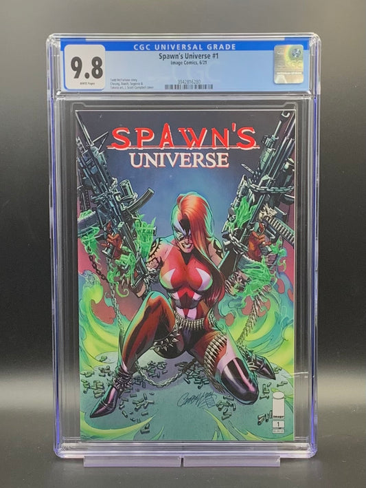 SPAWN UNIVERSE #1 CGC GRADED 9.8 - 2 Geeks Comics