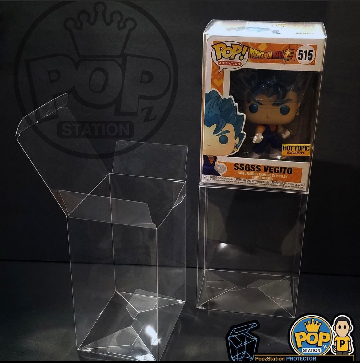 PopzStation Premium Quality Funko Protector 4" - 2 Geeks Comics