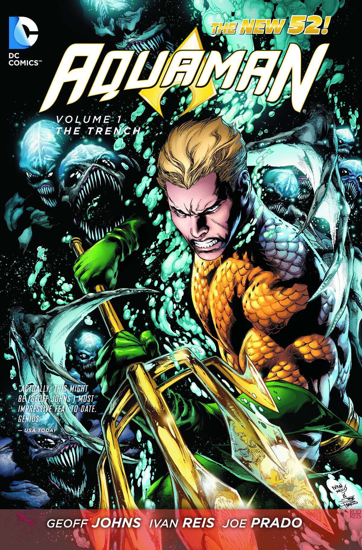 AQUAMAN TP VOL 01 THE TRENCH (N52) - 2 Geeks Comics