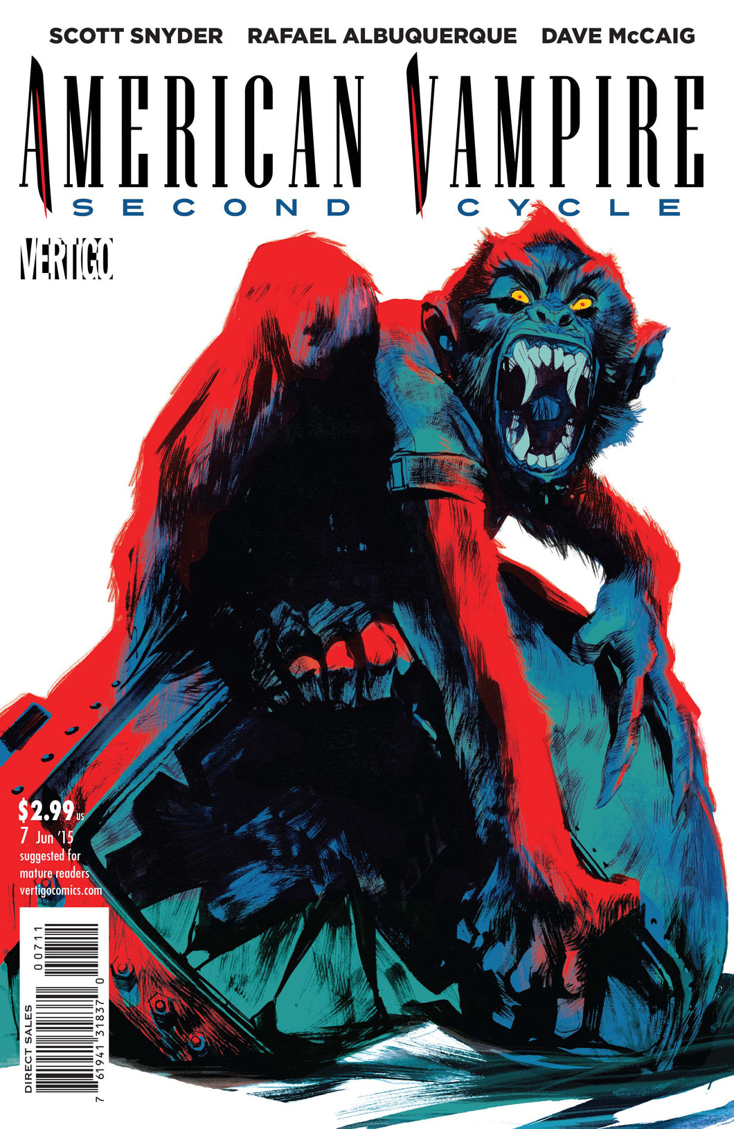AMERICAN VAMPIRE SECOND CYCLE #7 (RES) (MR) - 2 Geeks Comics