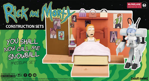 RICK & MORTY SNOWBALL MED CONSTRUCTION SET - 2 Geeks Comics