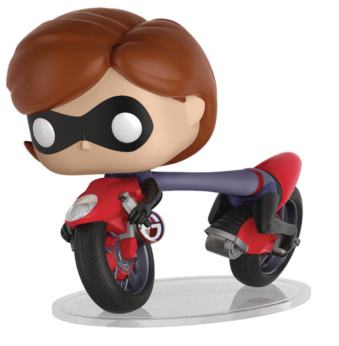 POP RIDES INCREDIBLES 2 ELASTIGIRL ON ELASTICYCLE VIN FIG (C - 2 Geeks Comics