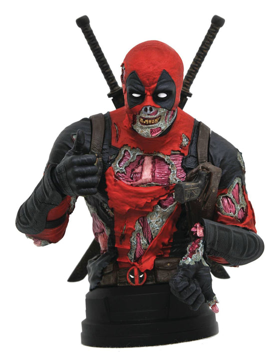 SDCC 2020 MARVEL DEADPOOL ZOMBIE 1/6 SCALE BUST - 2 Geeks Comics