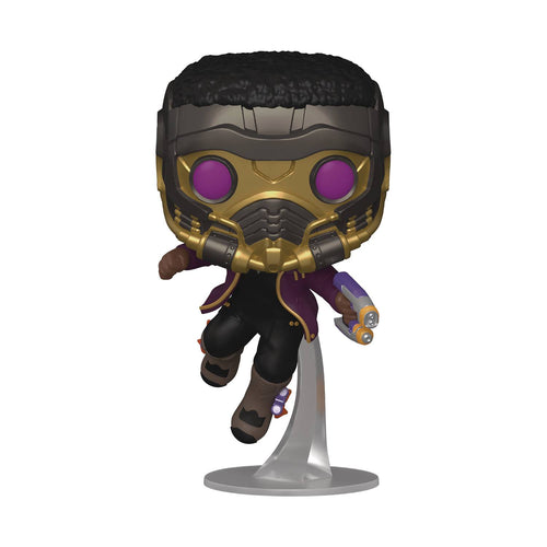 POP MARVEL WHAT IF TCHALLA STAR-LORD VINYL FIG - 2 Geeks Comics