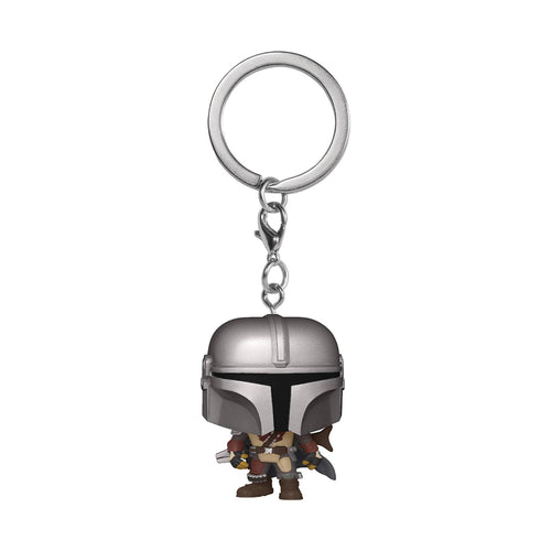 POCKET POP SW MANDALORIAN MANDALORIAN KEYCHAIN - 2 Geeks Comics