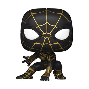 POP MARVEL SPIDER-MAN NO WAY HOME SPIDER-MAN BLACK & GOLD FIG - 2 Geeks Comics