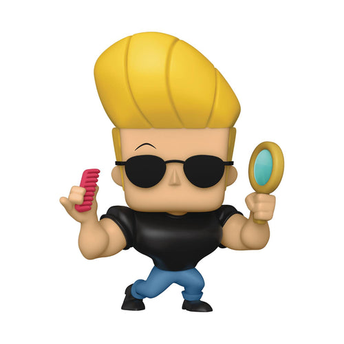 POP ANIMATION JOHNNY BRAVO JOHNNY W /MIRROR & COM VINYL FIG - 2 Geeks Comics