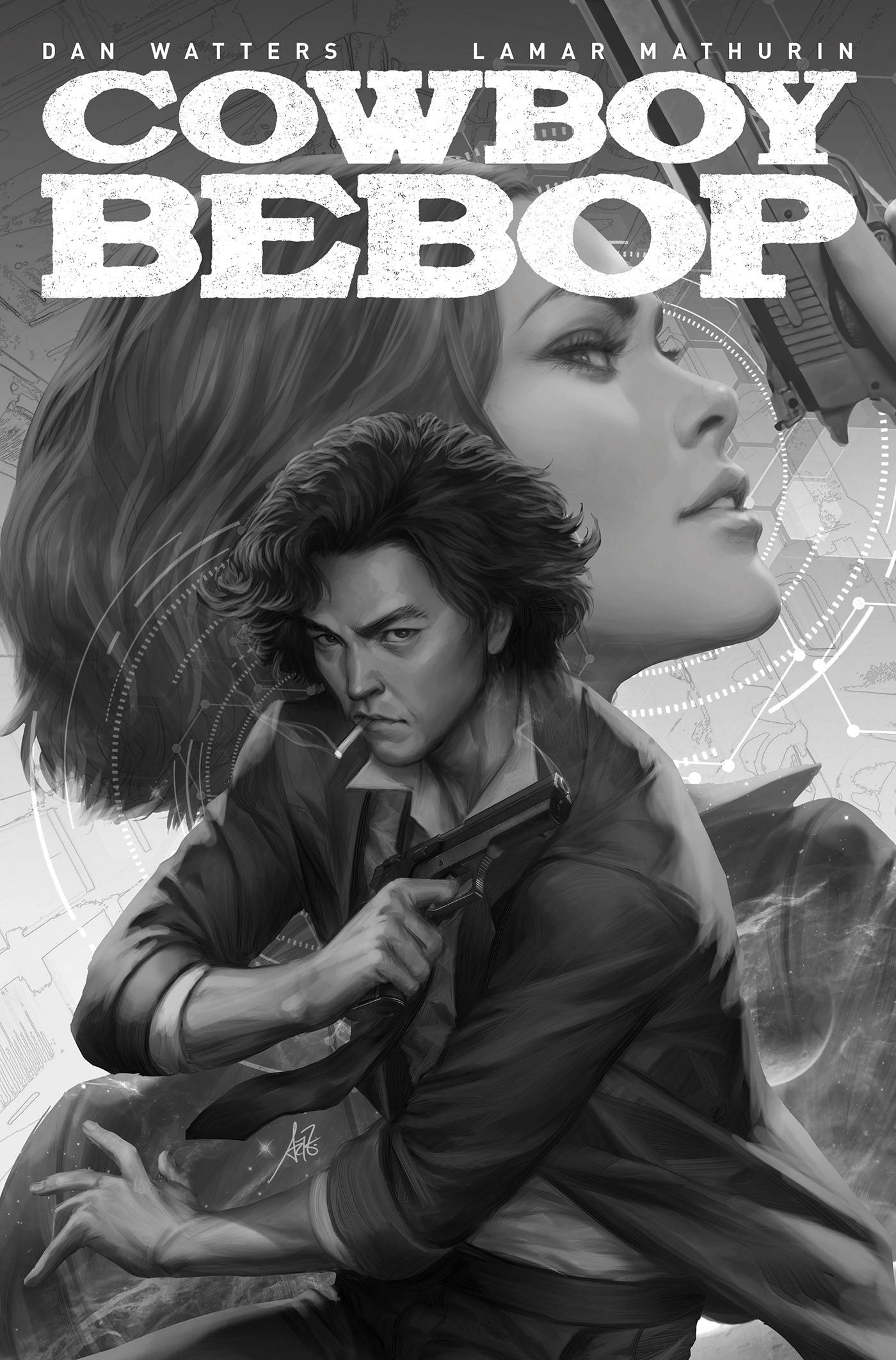 COWBOY BEBOP #1 CVR F LAU B&W - 2 Geeks Comics