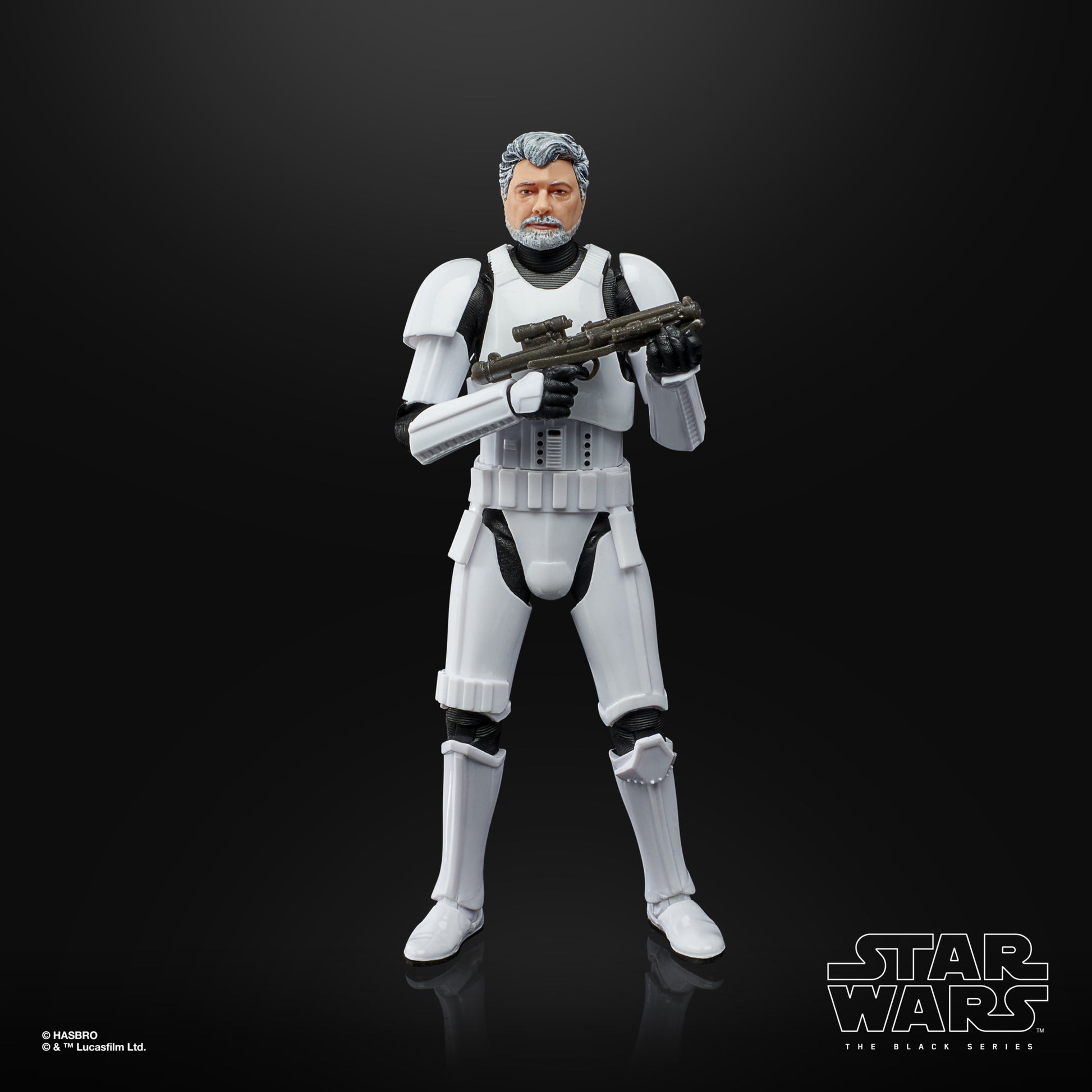SW BLACK GEORGE LUCAS STORMTROOPER 6IN AF CS (C: 1-1-2) - 2 Geeks Comics