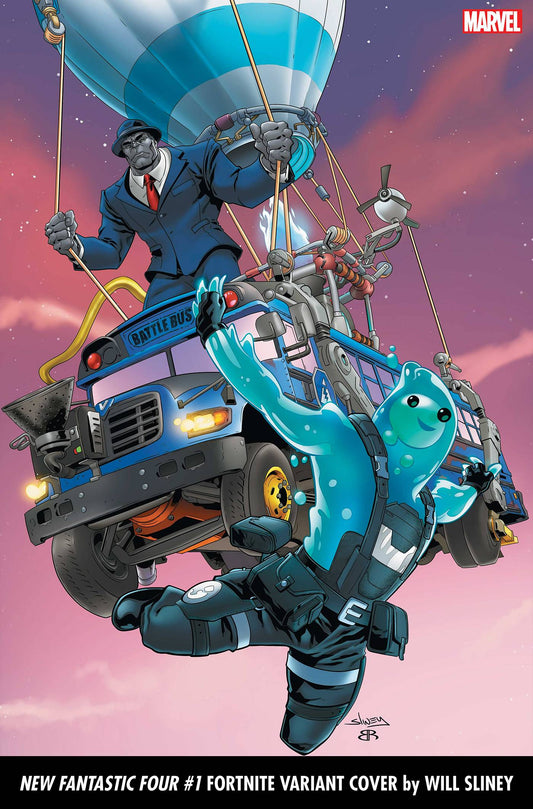 NEW FANTASTIC FOUR #1 (OF 5) SLINEY FORTNITE VAR - 2 Geeks Comics