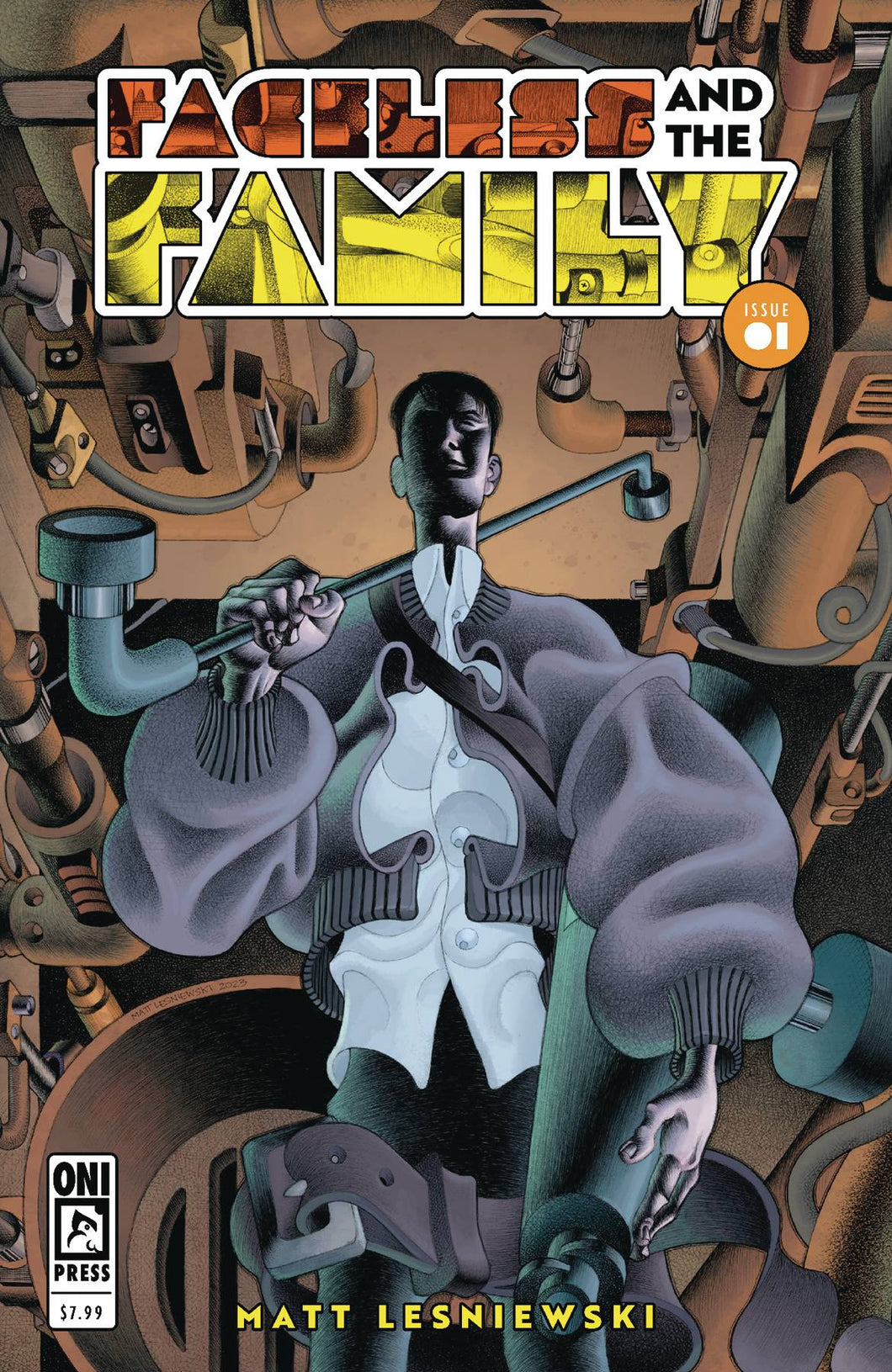 FACELESS AND THE FAMILY #1 CVR A LESNIEWSKI