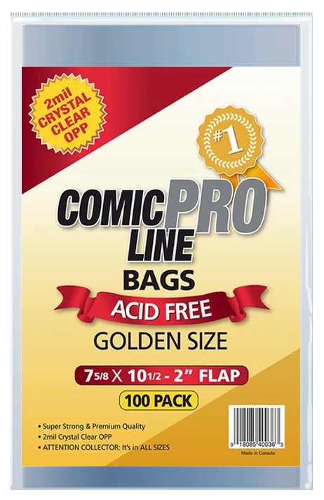 Golden Age - with 2" flap - 2 Geeks Comics