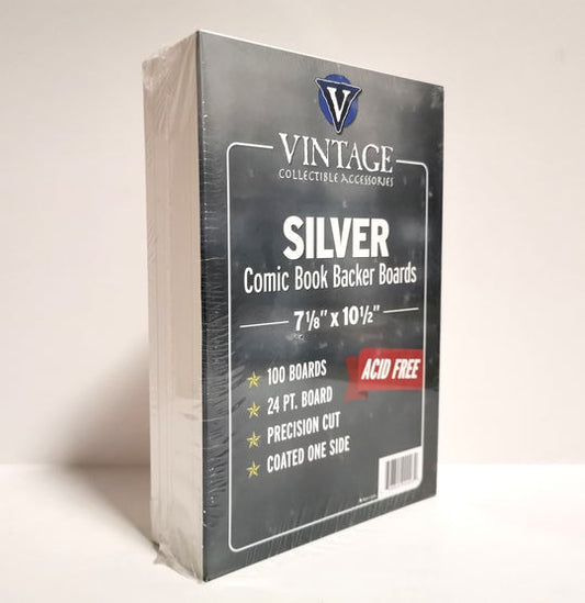 Silver Size Boards - 2 Geeks Comics
