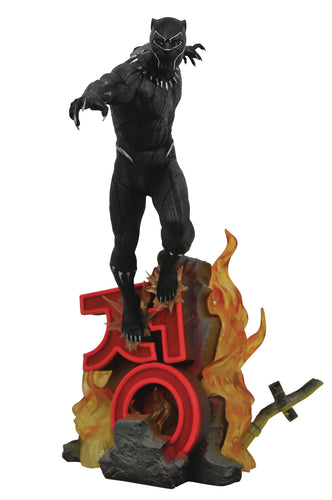 MARVEL PREMIER BLACK PANTHER MOVIE STATUE - 2 Geeks Comics